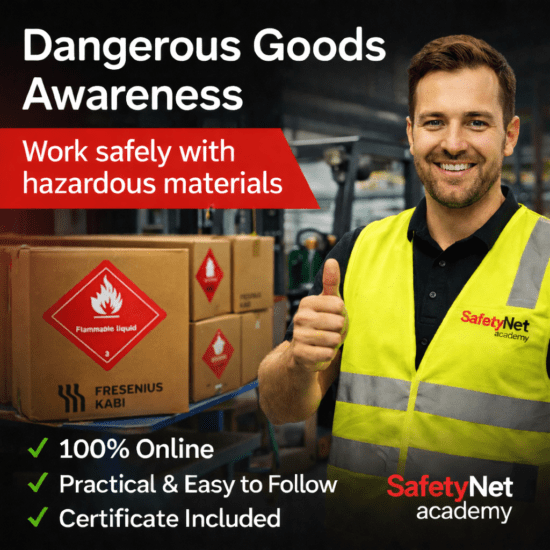 Cours de base en ligne sur les marchandises dangereuses (version allemande)