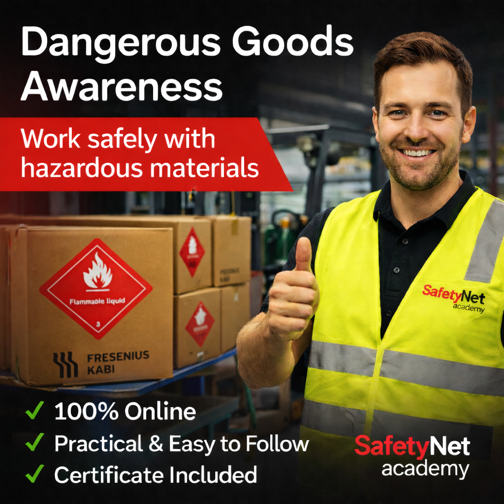 Cours de base en ligne sur les marchandises dangereuses (version allemande)